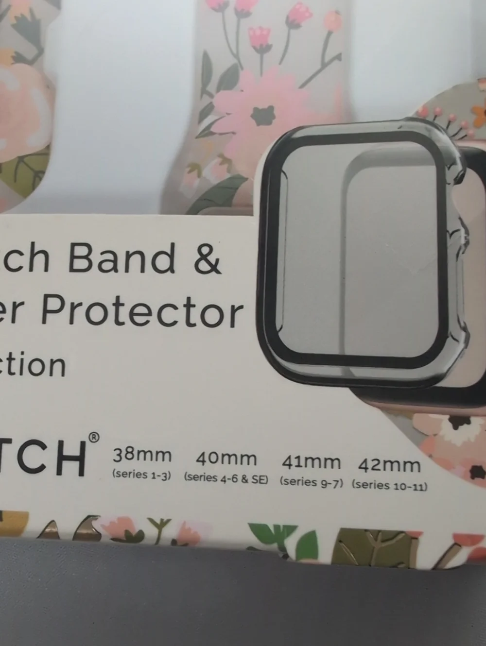Mia Charro Apple Watch Band & Bumper Set Floral Print